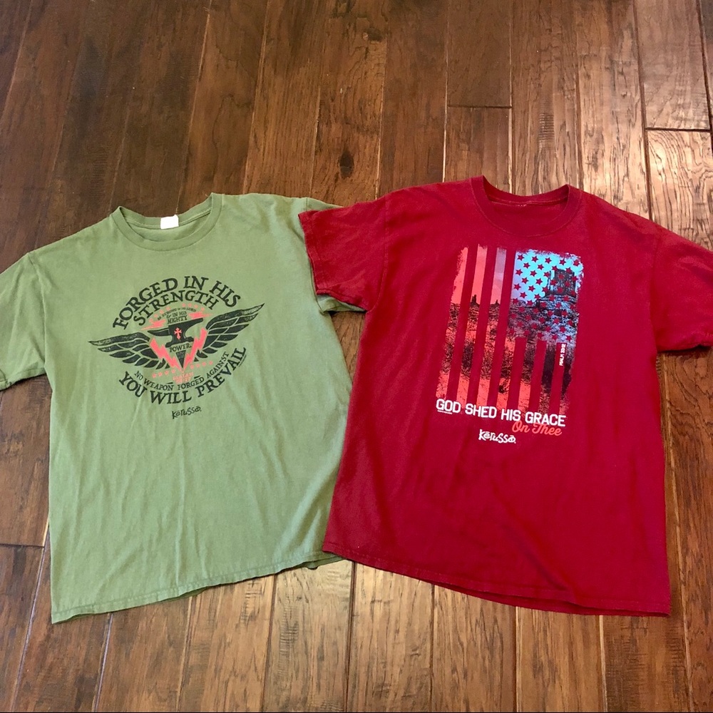 Set of Christian t-shirts